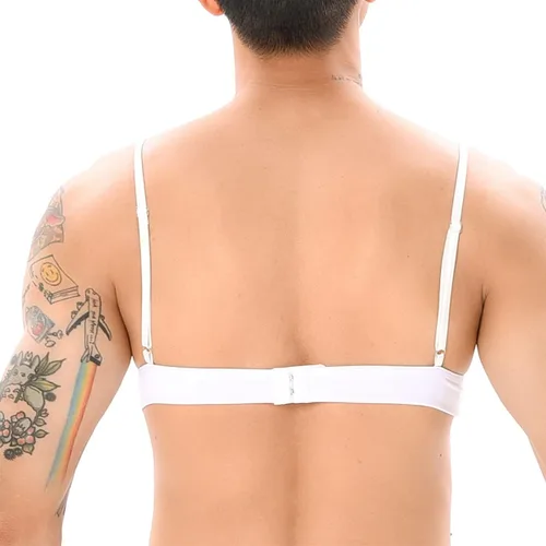 Vista 5 de ABAFIP Ropa interior de encaje para hombre, brasier floral, con lazo, cintura baja, bragas transparentes, bikini, ropa de dormir
