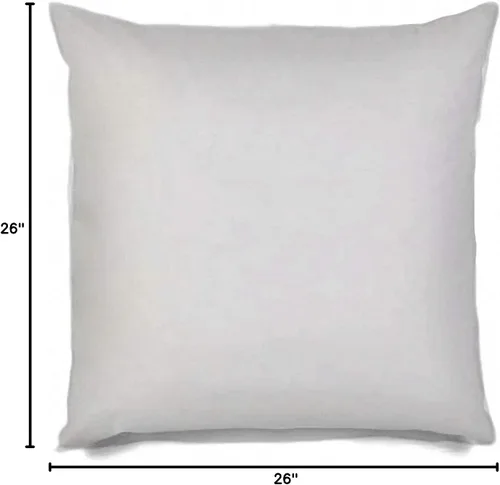 Vista 9 de MSD Relleno de almohada 24X24 hipoalergénico cuadrado forma de funda relleno estándar blanco de poliéster decorativo euro rellenos de almohadas