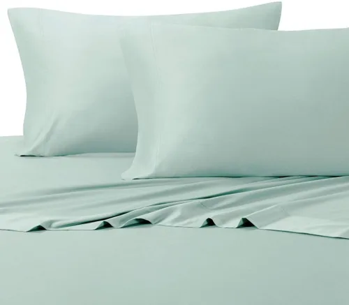 Vista 5 de Royal Bedding Viscosa hecha de sábanas de bambú, tela suave y naturalmente pura, sábanas 100% tejidas para un sueño refrescante, juego de 3 piezas