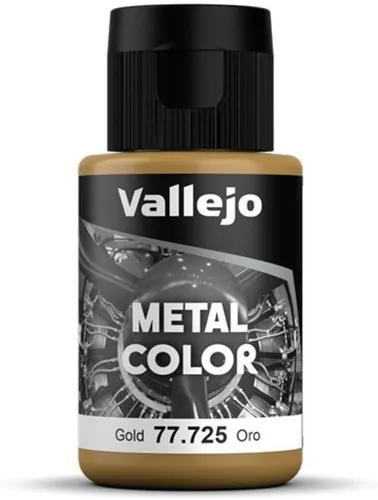 Vista 5 de Vallejo - Color Metálico Aluminio 32 ml (1.08 fl.oz.) Reproduce fielmente diferentes acabados metálicos