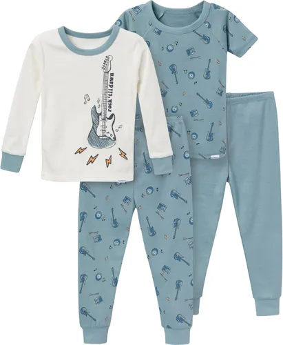 Vista 12 de Gerber Conjunto de pijama de 4 piezas para bebé niño Oso Gris