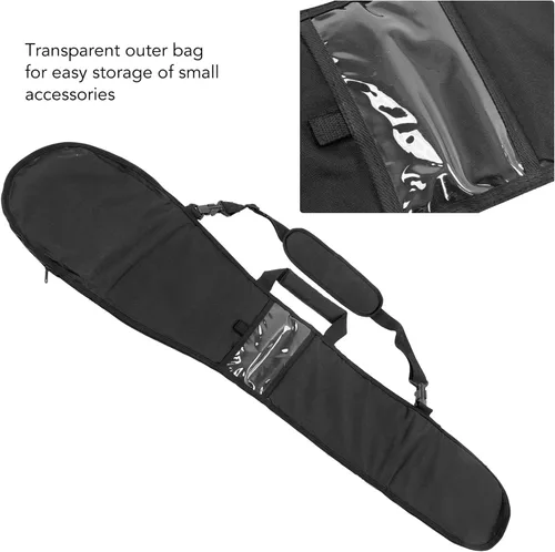 Vista 6 de Tefola Bolsa de remo para kayak, canoa Kayak Split Paddle Bolsa de transporte Bolsa de almacenamiento para remo (negro)