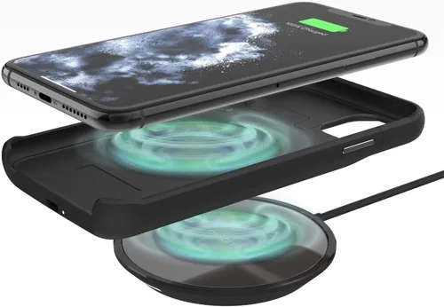 Vista 4 de mophie 401004407 Juice Pack Access - Funda de batería de carga inalámbrica ultradelgada - Hecho para Apple iPhone 11 Pro Max - Negro