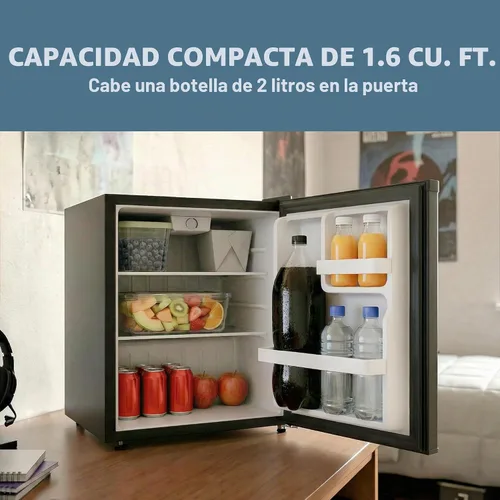 Vista 2 de West Bend Mini refrigerador compacto para oficina en casa o dormitorio, descongelación automática con puerta reversible, clasificación Energy Star