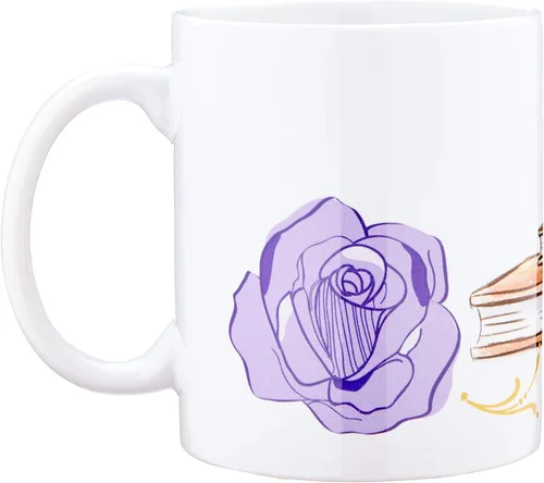 Vista 2 de Pyramid International AFMG24629 - Taza oficial de cerámica para café y té en caja, diseño de La Bella y la Bestia (Chip Enchanted)