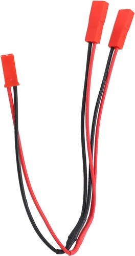 Vista 9 de Dilwe Cable de conector de enchufe RC JST, portátil JST macho hembra Y Cable 1 hembra a 2 macho adaptador paralelo cable cable para RC coche avión