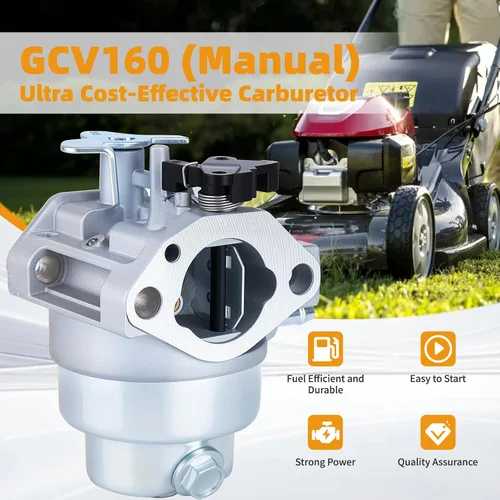 Vista 2 de Nuevo carburador GCV160 para Honda HRT216 HRR216 GCV160a HRS216 Reemplazo del motor 16100-Z0L-023 - carburador para cortacésped Honda GCV160