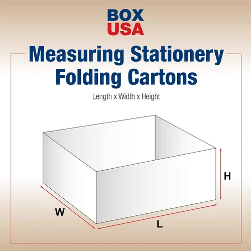 Vista 2 de BOX USA BRB1 Papelería Cajas plegables 8 1/2" x 11" x 4", blanco (paquete de 150)