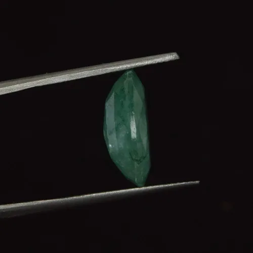Vista 2 de GEMHUB Piedra preciosa suelta verde natural del corte oval de 3,00 quilates para la fabricación de joyas para las mujeres y los hombres, Gema