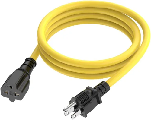 Vista 10 de Cable adaptador de hoja T de 1 pie y 15 amperios para el hogar a 20 Amp T NEMA 5-15P a 5-20R 5-15R 6-15R 6-20R (4 en 1) Cable adaptador de enchufe