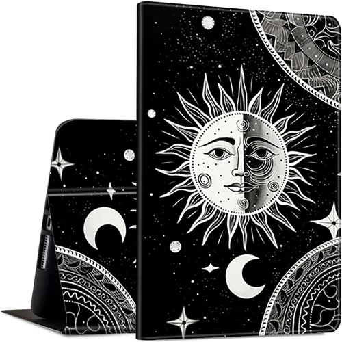 Vista 9 de Rossy Funda para tableta Amazon Fire HD 8 (8ª/7ª/6ª generación, versión 2018/2017/2016) delgada y ligera, de piel sintética, multiángulo, ajustable
