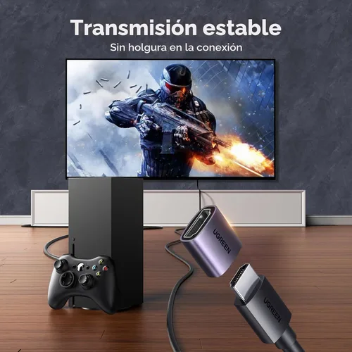 Vista 9 de UGREEN Paquete de 2 acopladores HDMI, 8K @60Hz 4K a 240Hz HDMI 2.1 hembra a