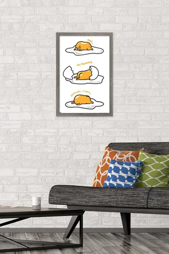 Vista 2 de Trends International Póster de pared de Gudetama - Not Listening