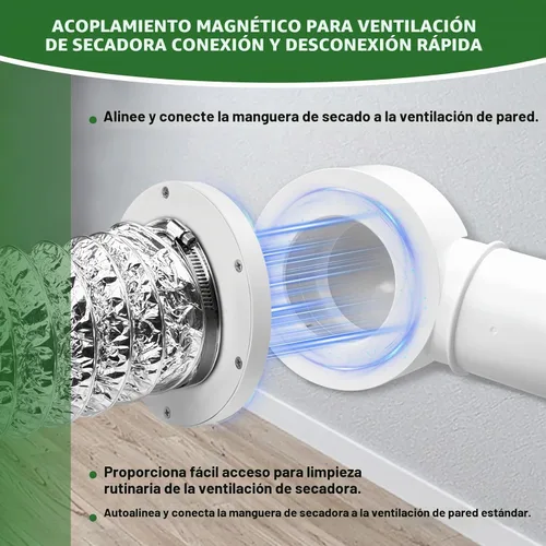 Vista 6 de Kit de acoplamiento magnético de ventilación para secadora DV90 sello