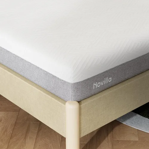 Vista 6 de Novilla Colchón tamaño individual, colchón de espuma viscoelástica de gel de 6 pulgadas para sueño fresco y alivio de presión, tamaño individual