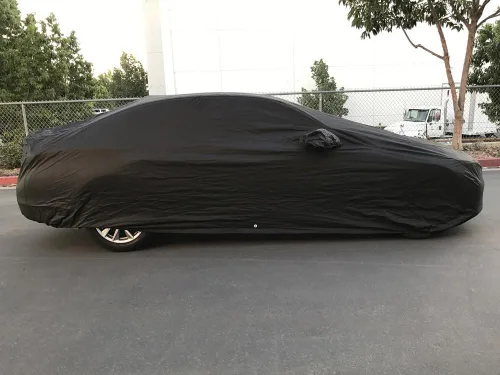 Vista 4 de Funda para auto a medida CarsCover. Para Mercedes Benz Clase E, Sedan E250 E320 E350 E400 E550 E43 E63 E63S AMG. Fundas negras