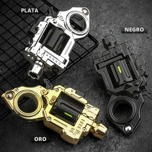 Vista 8 de Juguetes de Metal para Girar para Adultos Pistola: Fidget Spinner Juguetes de Girar Geniales para Hombres Anillo de Spinner para Alivio del Estrés