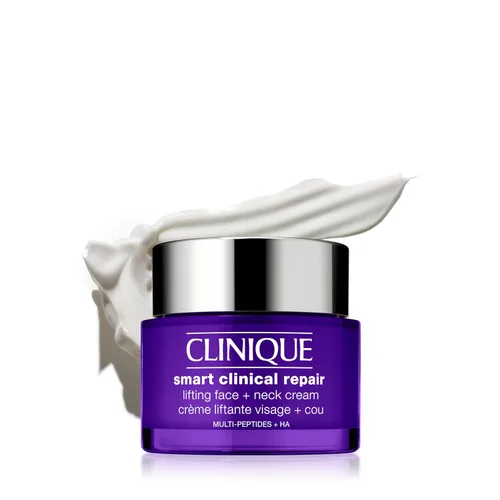 Vista 8 de Clinique Smart Clinical Repair Anti Aging Lifting Face + Neck Cream with Peptides + Hyaluronic Acid For All Skin Types Hydrating