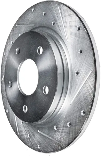Vista 7 de Detroit Axle - Kit de Frenos Traseros para Hyundai Elantra Coupe GT Veloster Kia Forte Koup Forte5 Soul, Rotores de Freno de Disco Taladrado