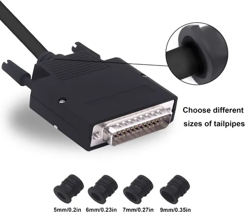 Vista 7 de DB25 Macho Solderless Conector Breakout Board