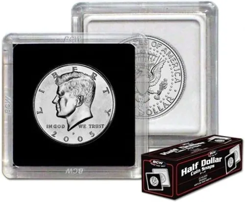 Vista 8 de BCW Cápsula para monedas de 2x2 - Dólar pequeño de 25 ct Protector de monedas seguro para archivo Estuche expositor de monedas de poliestireno