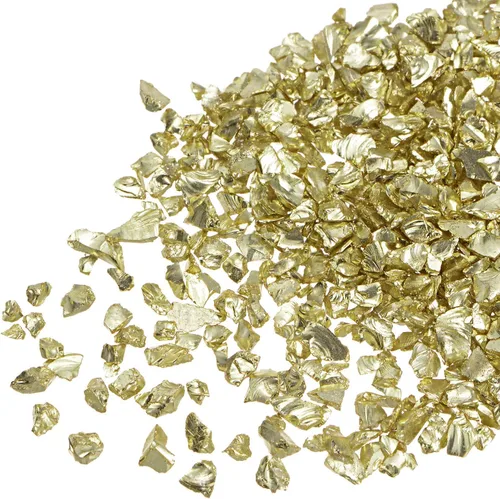 Vista 8 de uxcell Chips de vidrio triturado de 0.78 oz (20 g), vidrio metálico irregular con purpurina gruesa de 0.78 a 0.118 pulgadas para manualidades