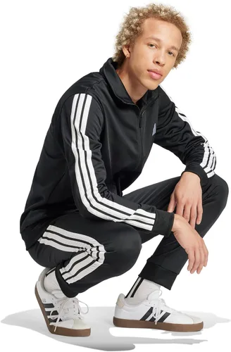 Vista 2 de adidas Traje de chándal básico de 3 rayas para hombre