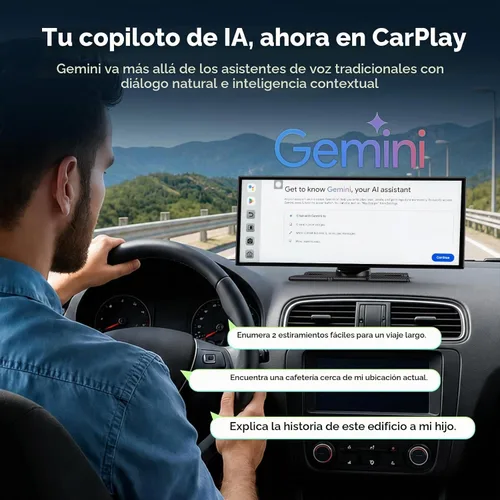 Vista 5 de LAMTTO Pantalla AI CarPlay de 11 '' con Google-Play Descargar aplicaciones