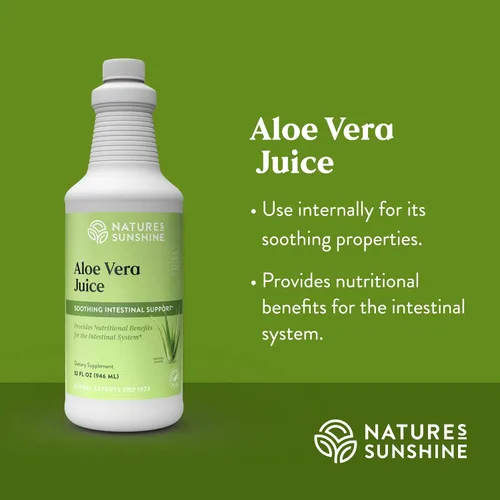 Vista 4 de Jugo de aloe vera Nature's Sunshine 32 fl. oz