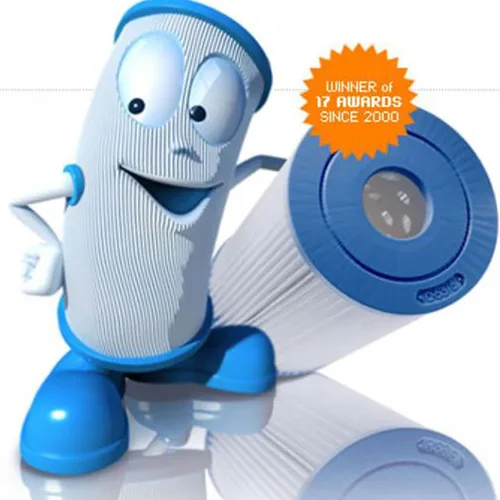 Vista 4 de Unicel 5CH-502 Cartucho de filtro para bañera de hidromasaje de reemplazo de medios de 50 pies cuadrados con 197 pliegues