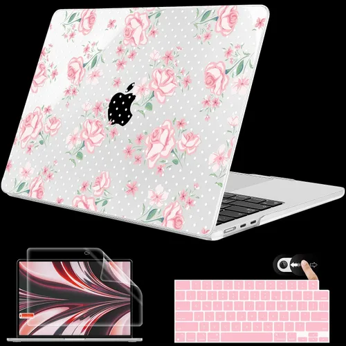 Vista 46 de Mektron Funda para MacBook Air 2025 M4 de 13.6 pulgadas A3240 Compatible con 2023 A2681 M2 2024 A3113 M3 Chip con Liquid Retina Display Touch ID