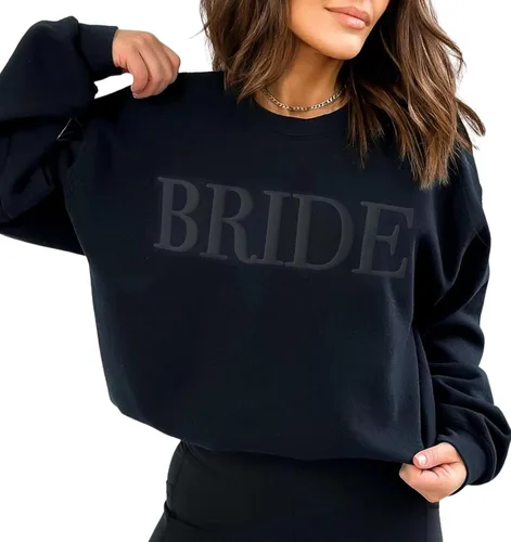 Vista 7 de Sudadera de Novia, Regalo de Compromiso, Futura Sra., Regalo para la Futura Novia, Regalo de Despedida de Soltera en Relieve, Prometida