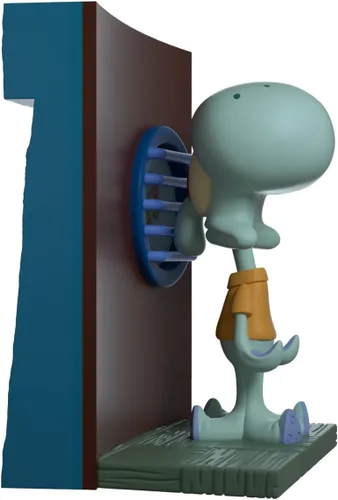 Vista 3 de Youtooz Inside Squidward Figura de vinilo de 10 cm, Calamardo coleccionable basado en el meme de Internet Sinking Feeling, Colección de Bob Esponja