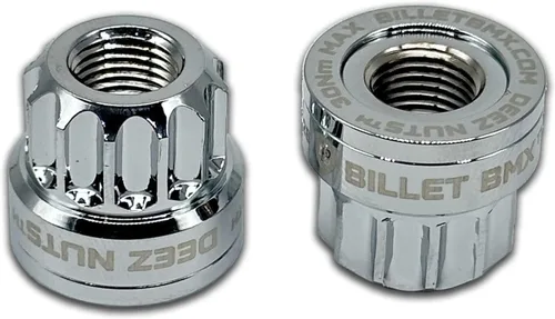 Vista 6 de BILLET BMX™ Deez Nuts™ Tuercas de eje de bicicleta de 12 puntos 3/8"-26 tpi (paquete de 2)