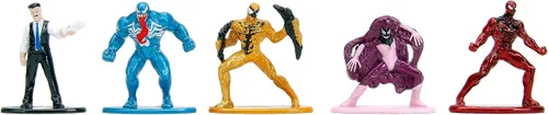 Vista 6 de Jada Toys Marvel Spider-Man - Juego de 18 figuras fundidas a presión de la serie 9, juguetes para niños y adultos