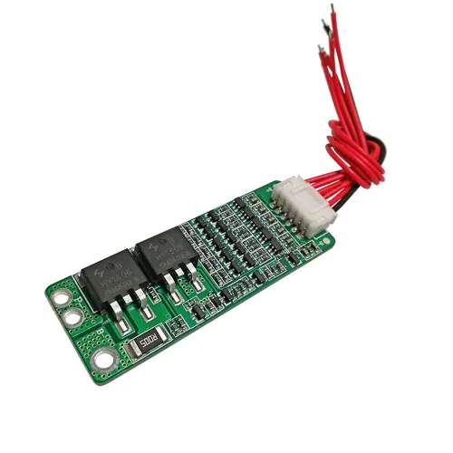 Vista 2 de 5S 18V 21V 15A 18650 Cargador PCB BMS Placa de Protección, Módulo de Celda Lipo Cargador de Batería de Litio Iones de Litio con Cable de 6 núcleos