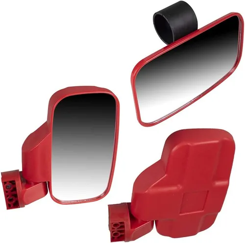 Vista 12 de NICHE Combo de espejo retrovisor negro Breakaway para Offroad UTV barra de jaula enrollable de 1.75 pulgadas
