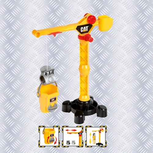 Vista 6 de Klein Juego de construcción CAT Caterpillar - Grúa de 17 pulgadas y 3