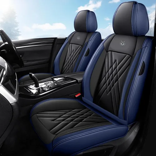 Vista 23 de Fundas de Asientos Compatibles con Toyota Corolla 2015-2026 Funda de Asiento de Automóvil de Cuero, Elegante Impermeable Transpirable Fácil