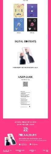 Vista 3 de Choi Yena 2º Álbum Individual Versión POCA Photostand+Tarjeta QR+Tarjeta Fotos+Pegatina+Guía del usuario+Seguimiento Sellado (Versión ODIO)