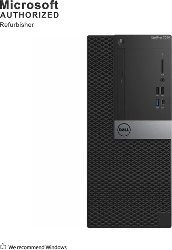 Vista 2 de Dell OptiPlex 7050 'T Intel Core i7-6700 3.4 GHz, 16 GB de RAM, unidad de estado sólido de 512 GB, DVDRW, Windows 11 Pro de 64 bits, (renovado)