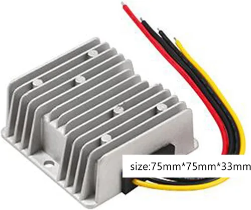 Vista 4 de 8-40V a 12V 10A DC Estabilizador de Voltaje Regulador de Fuente de Alimentación de Coche Impermeable