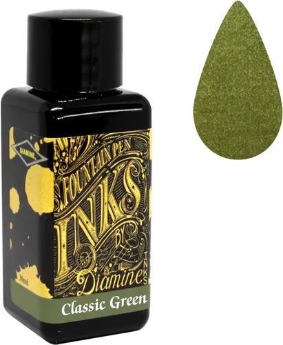 Vista 16 de Tinta embotellada para pluma estilográfica Diamine, 30 ml - Ámbar