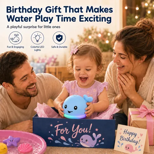 Vista 3 de ANGGIKO - Juguetes de baño para bebé, calcetines navideños para bebés y Azul