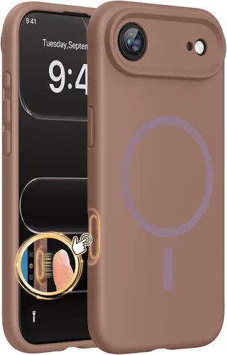 Vista 270 de Miracase Funda ultradelgada diseñada para iPhone SE 2022 (3ª generación)/iPhone SE 2020 (2ª generación)/iPhone 7/iPhone 8 con protector de pantalla