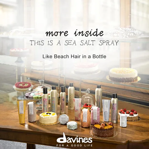 Vista 3 de Aerosol de sal marina para el cabello This is a Sea Salt Spray de Davines, 8.45 onzas líquidas