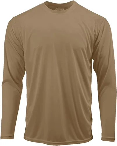Vista 23 de DRI-Equip - Camisas de manga larga para deporte, disipa la humedad. Blanco