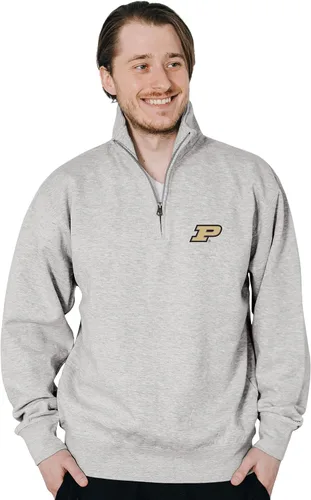 Vista 66 de Blue 84 Sudadera con cremallera de un cuarto para hombre de la NCAA