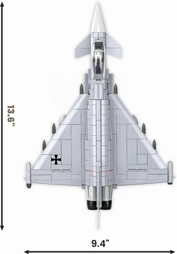 Vista 6 de COBI EUROFIGHTER (Alemania) - Conjunto de construcción de avión histórico, 644 piezas