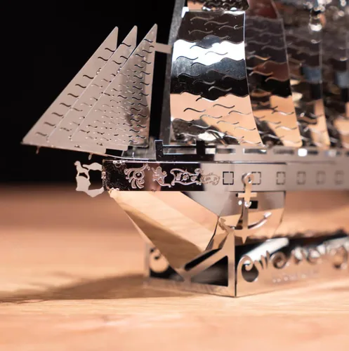Vista 7 de METAL-TIME Modelo SS Gran Bretaña, rompecabezas 3D para adultos o adolescentes, kit de modelo de rompecabezas de metal, rompecabezas de metal 3D